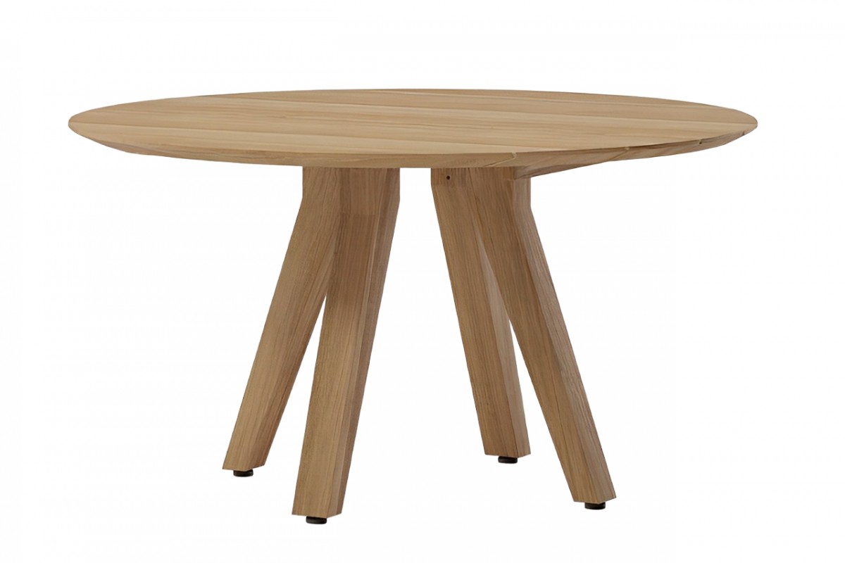 Vieques Dining Table Teak Legs Dia135