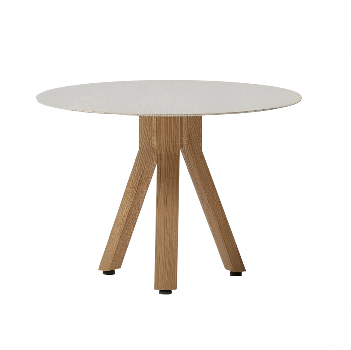 Vieques Side Table Teak Legs Dia60