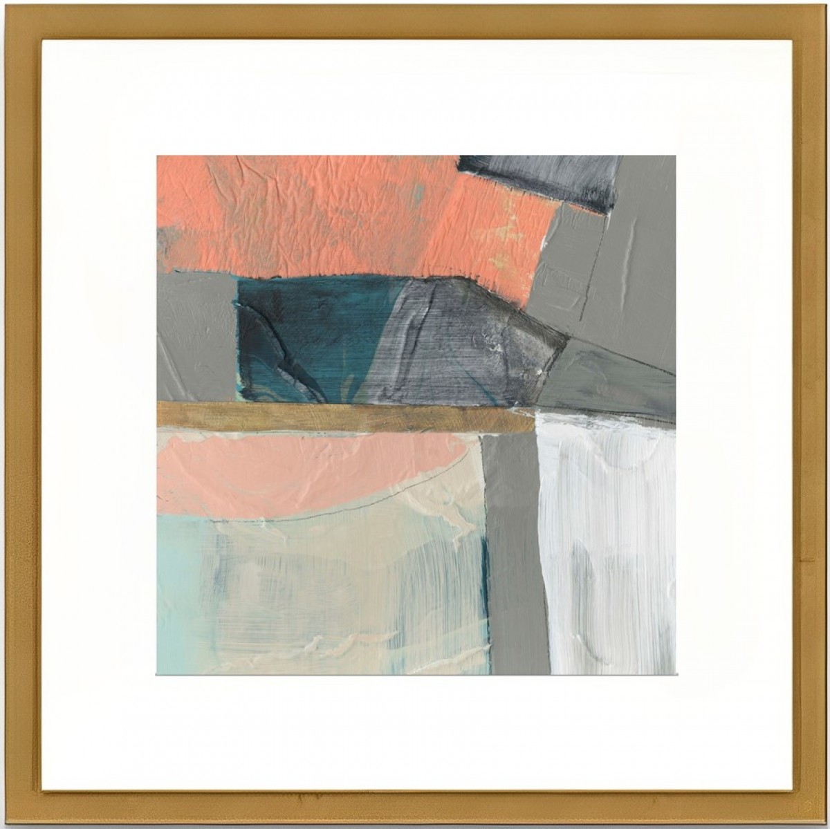 Hints of Coral I By Jennifer Goldberger