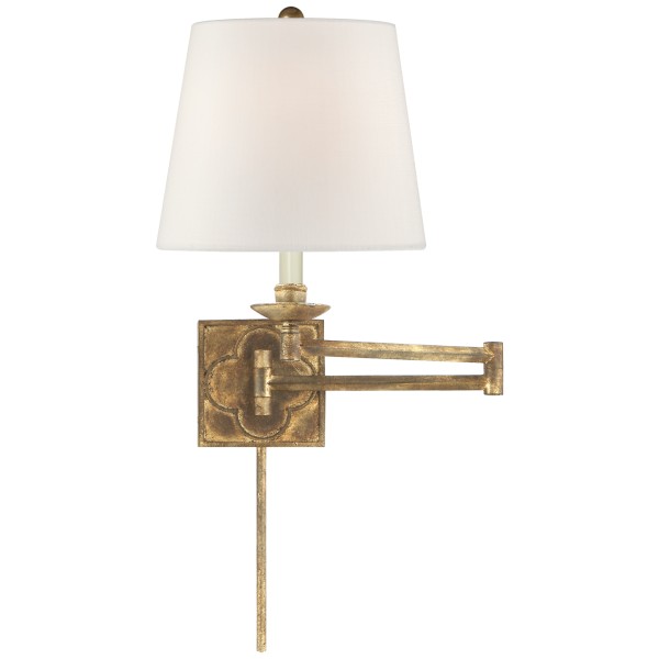 Sommerard Floor Lamp in Hand-Rubbed Antique Brass