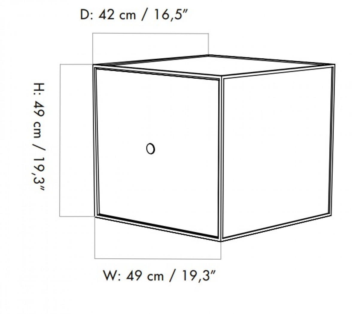 Cubo Frame 49 con anta da Audo Copenhagen →