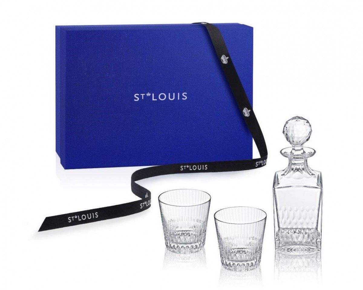 Apollo Set - Clear (Square Decanter + 2 Medium Old Fashion) | Highlight image
