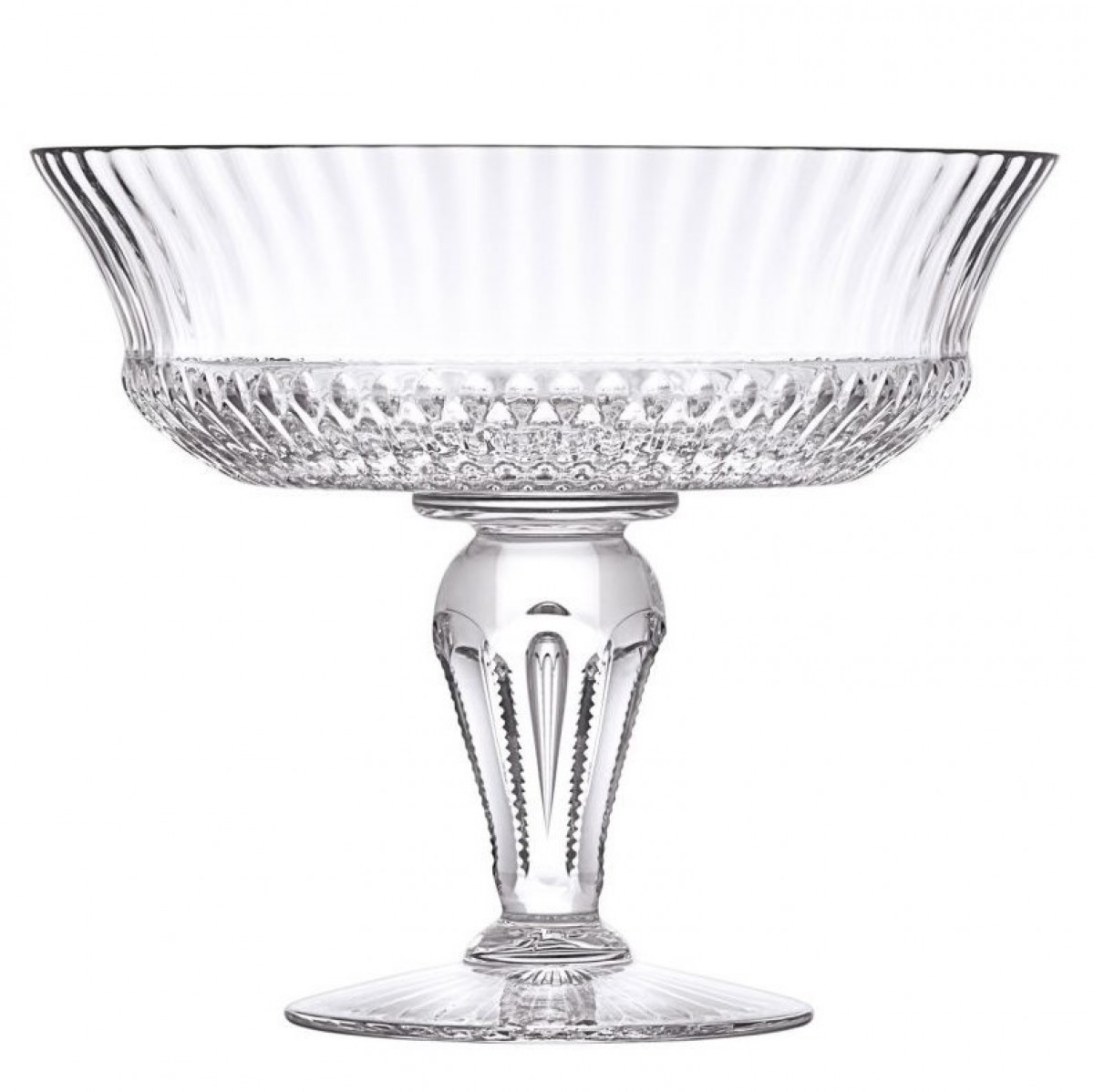 Apollo Footed Bowl - Clear