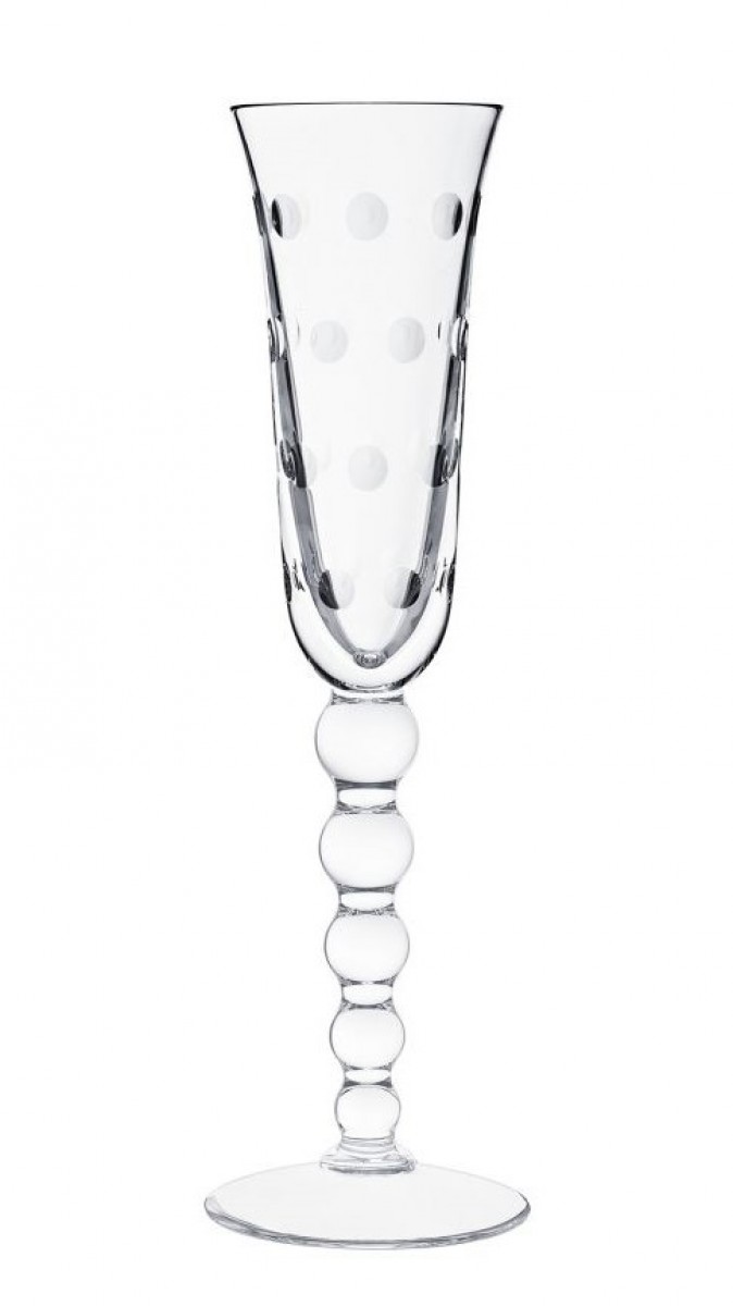 Bubbles Champagne Flutes - Clear