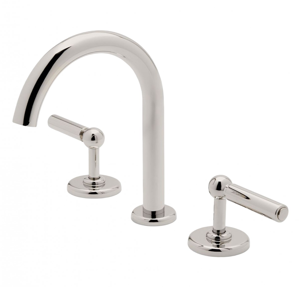 Ludlow Volta Gooseneck Lavatory Faucet with Lever Handles