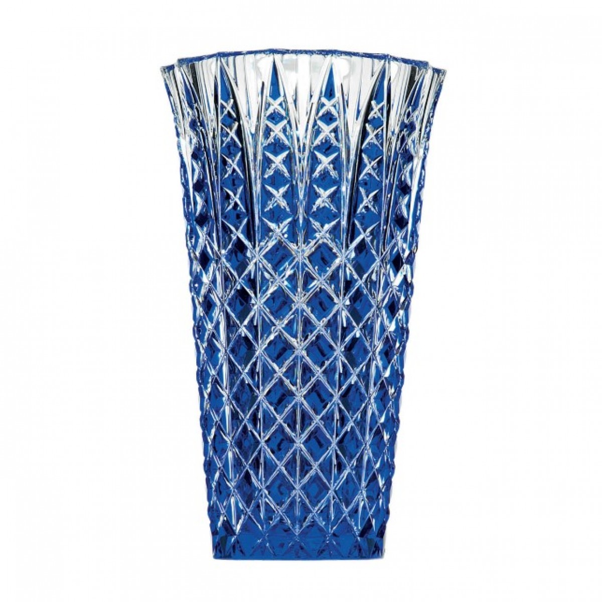 Jaipur Vase, Clear Crystal Double-layered - Alep Blue (Limited Edition)