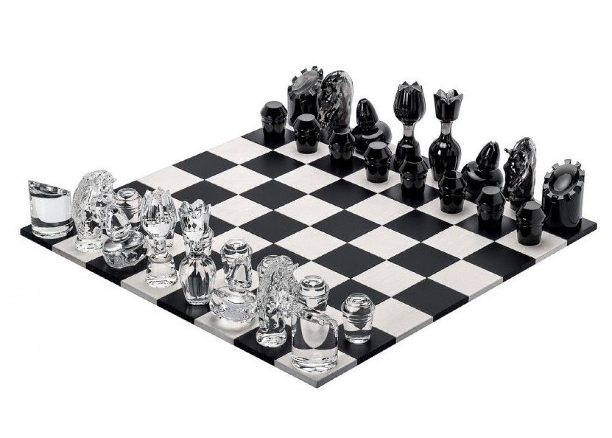 Jeu Wood Chess Set - Flannel-grey (Numbered)