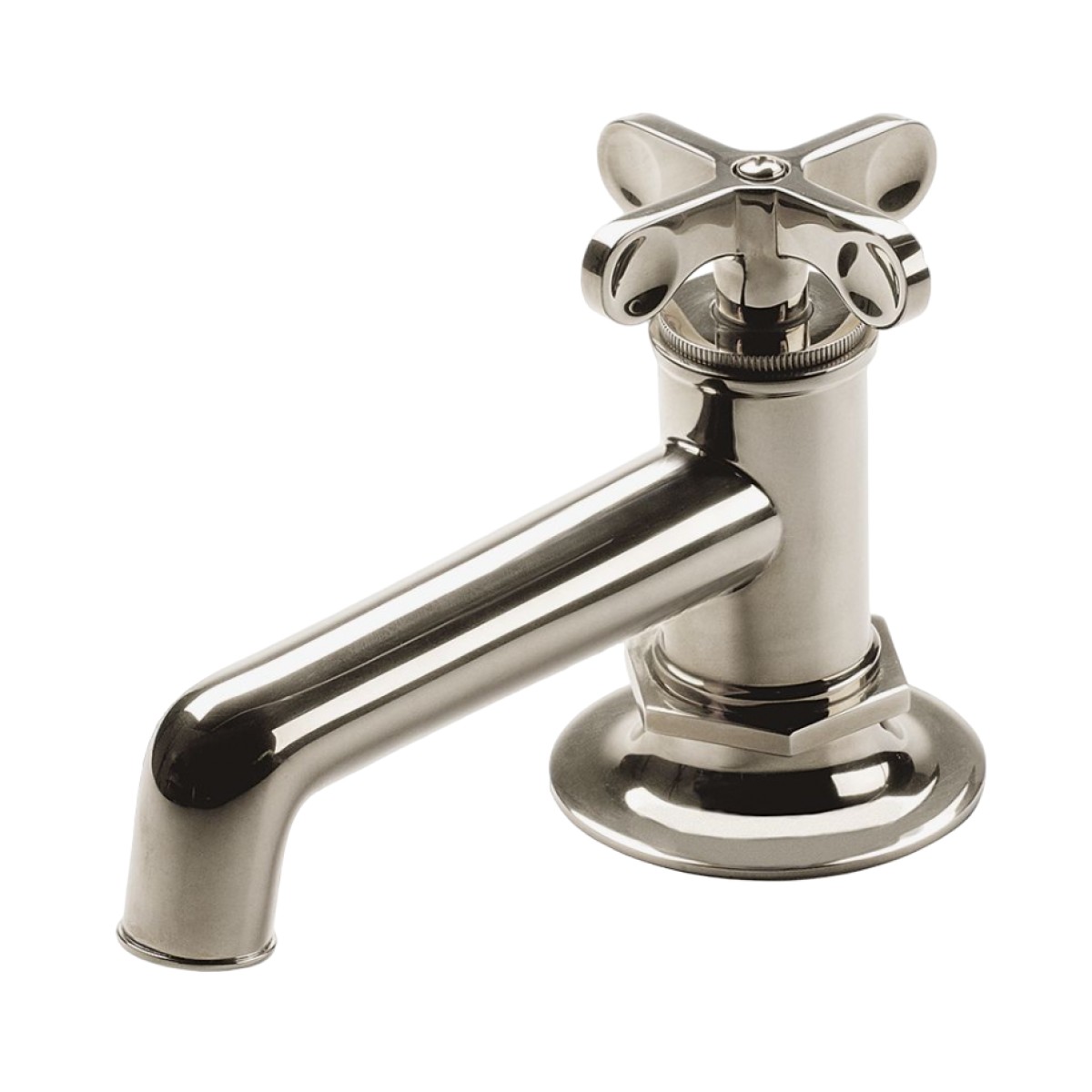 Henry Low Profile One Hole Deck Mounted Lavatory Faucet with Metal Cross Handle