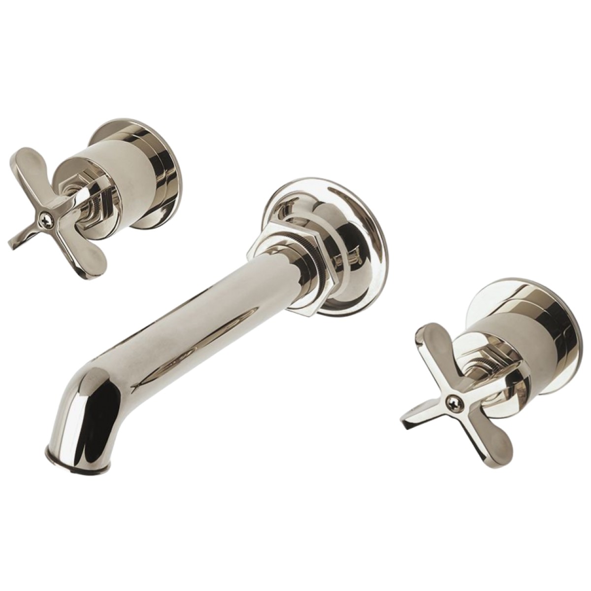 Henry Wall Mounted Lavatory Faucet with Cross Handles