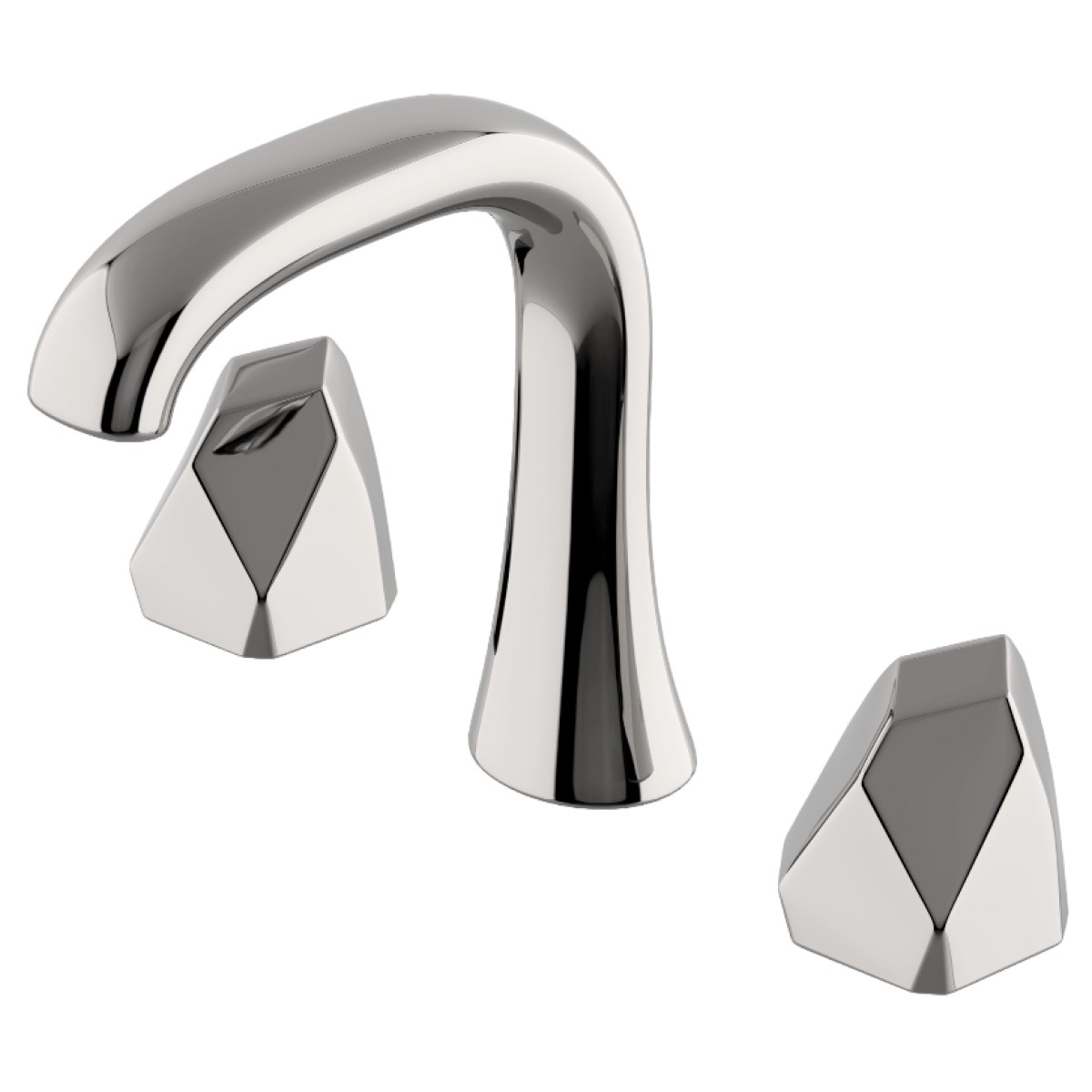 Isla High Profile Lavatory Faucet with Metal Geode Handles