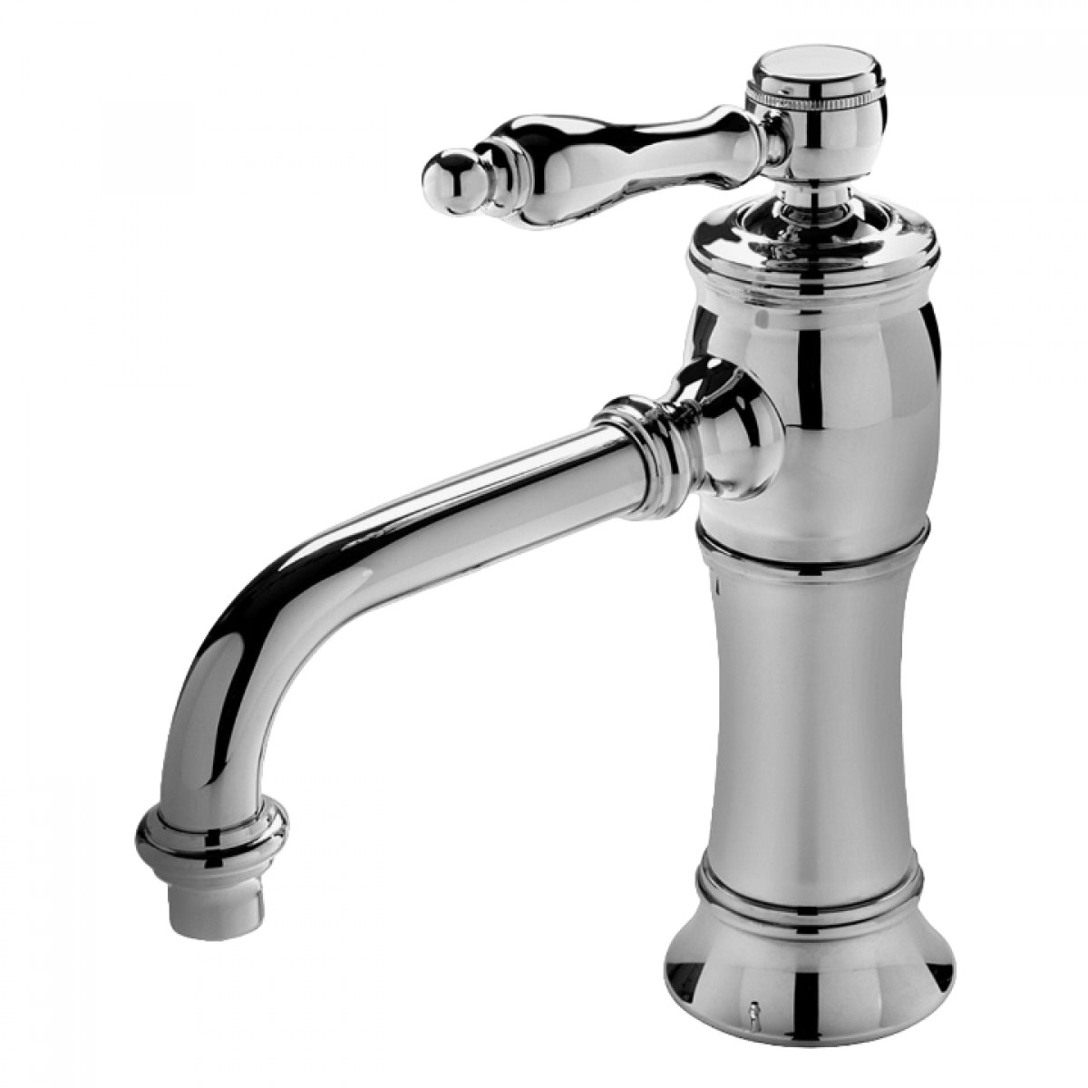 Julia High Profile One Hole Deck Mounted Lavatory Faucet with Metal Lever Handles