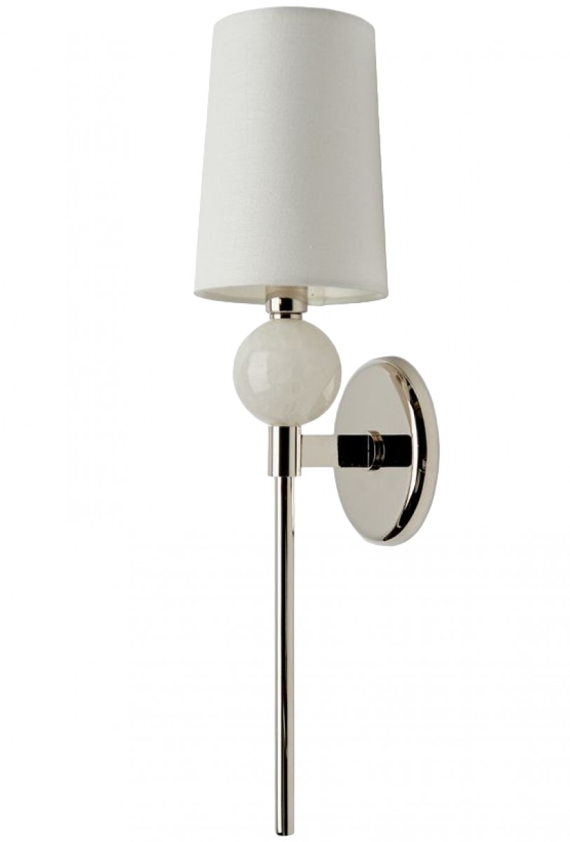 Petram Wall Mounted Single Sconce with Fabric Shade