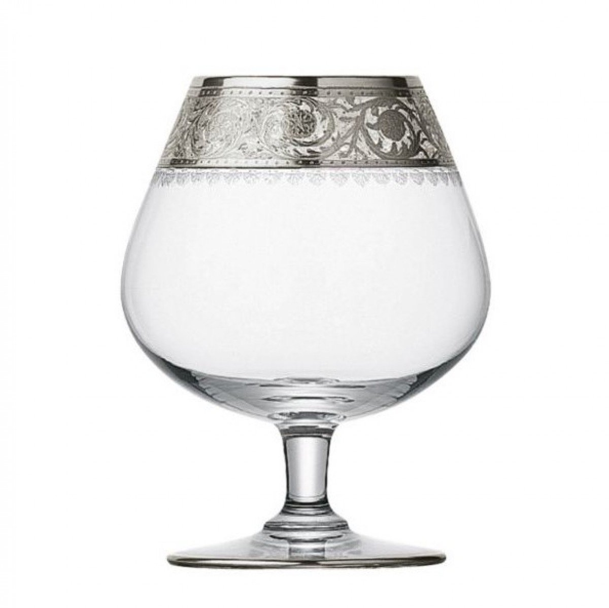 Thistle Tasting Glass Platinum Engraving - Clear