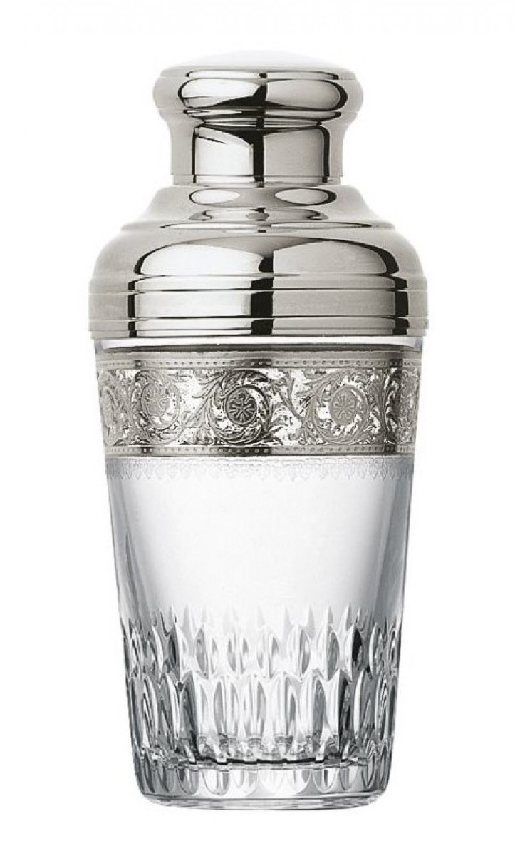 Thistle Shaker Platinum Engraving - Clear