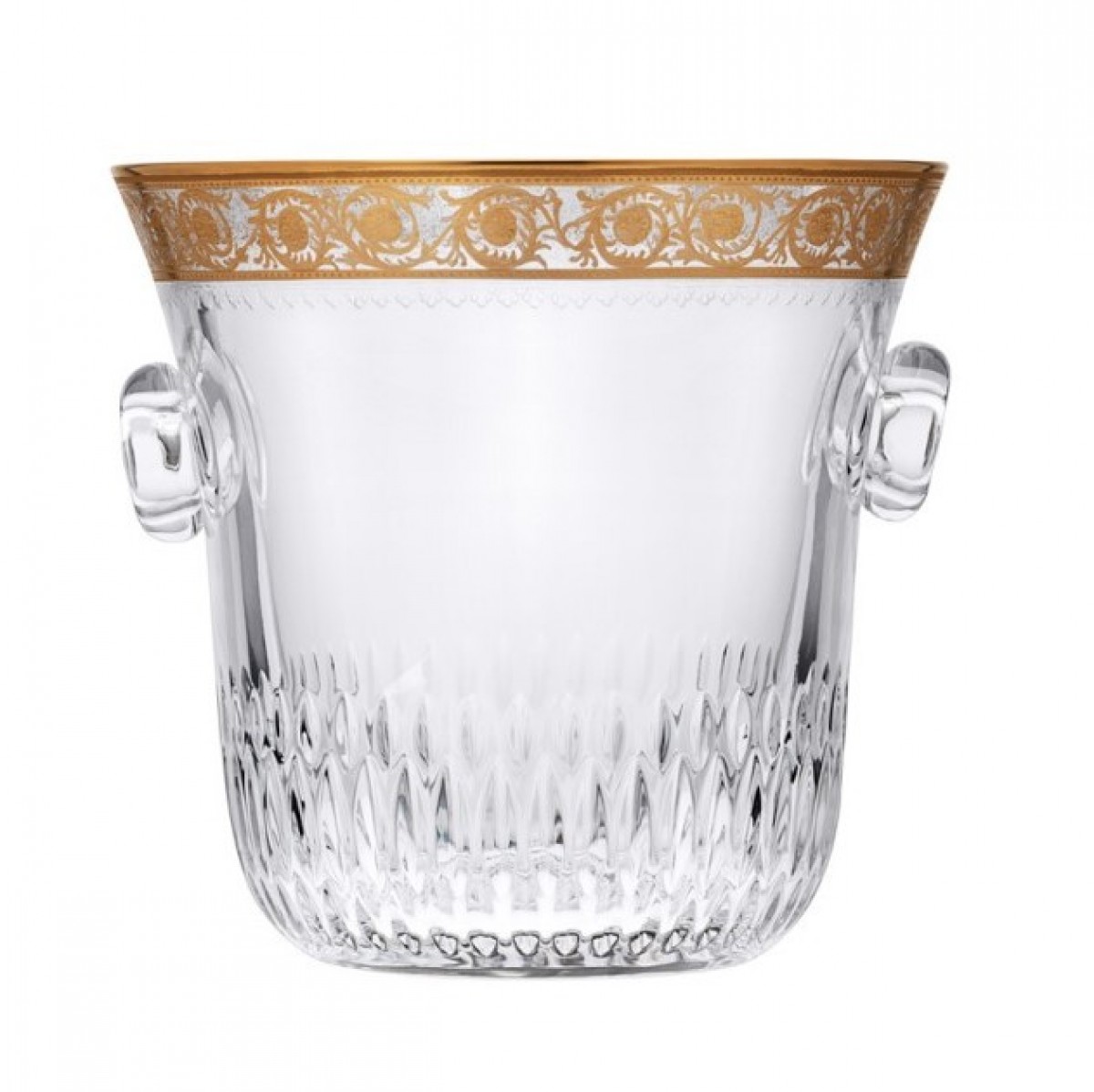 Thistle Champagne Bucket Gold Engraving - Clear | Highlight image