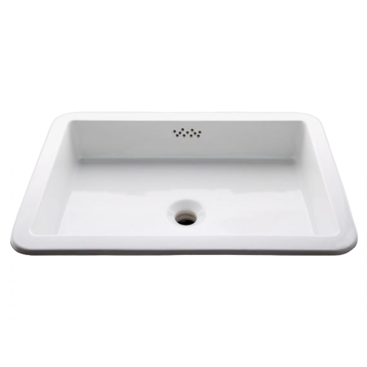 Manchester Undermount Rectangular Flat Bottom Vitreous China Lavatory Single Glazed 22 1/8" x 16 3/16" x 5 15/16"