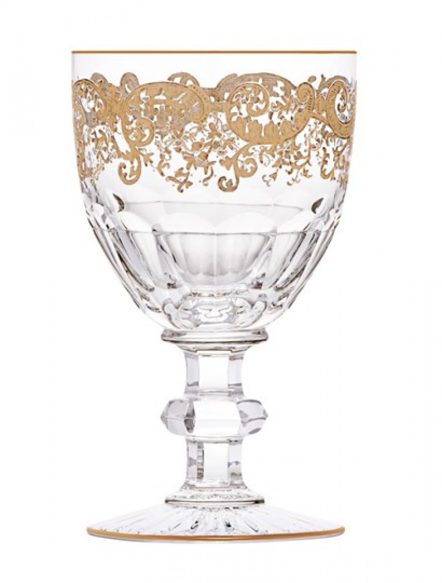 Trianon American Water Glass Gold Engraving  #1 - Clear