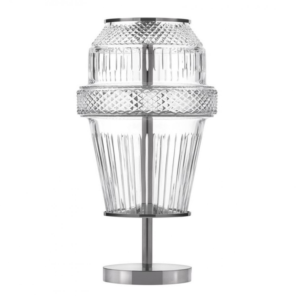 Matrice Small Table Lamp - Chrome-Plated