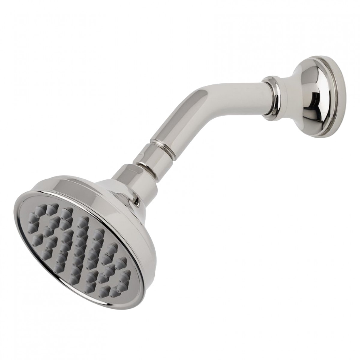 Foro 4" Showerhead with 6" Wall Mounted 45 Degree Shower Arm