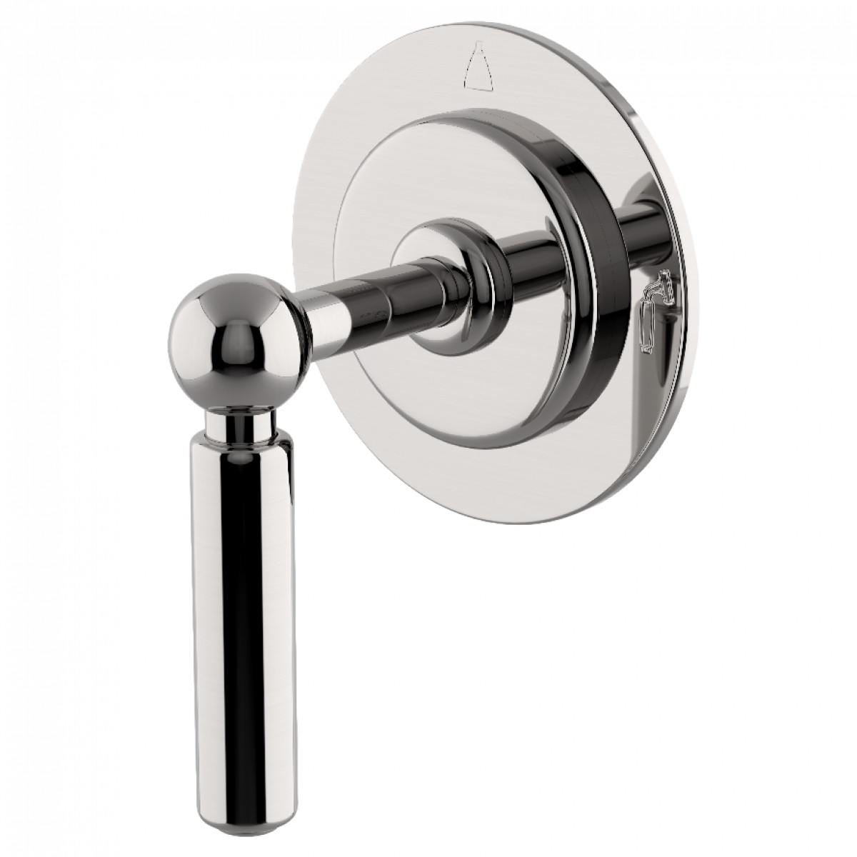 Ludlow Two Way Diverter Valve Trim for Pressure Balance with Graphics and Lever Handle