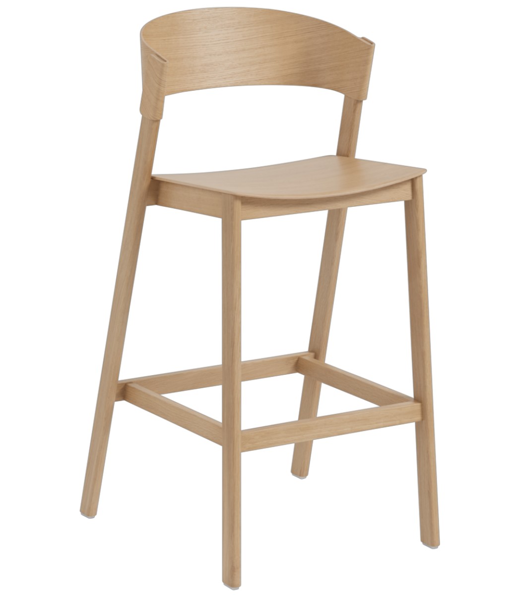 Cover Bar Stool (Wooden Seat)