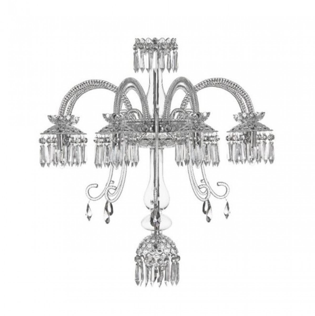 Royal - Renversant 8-Light Chandelier - Clear