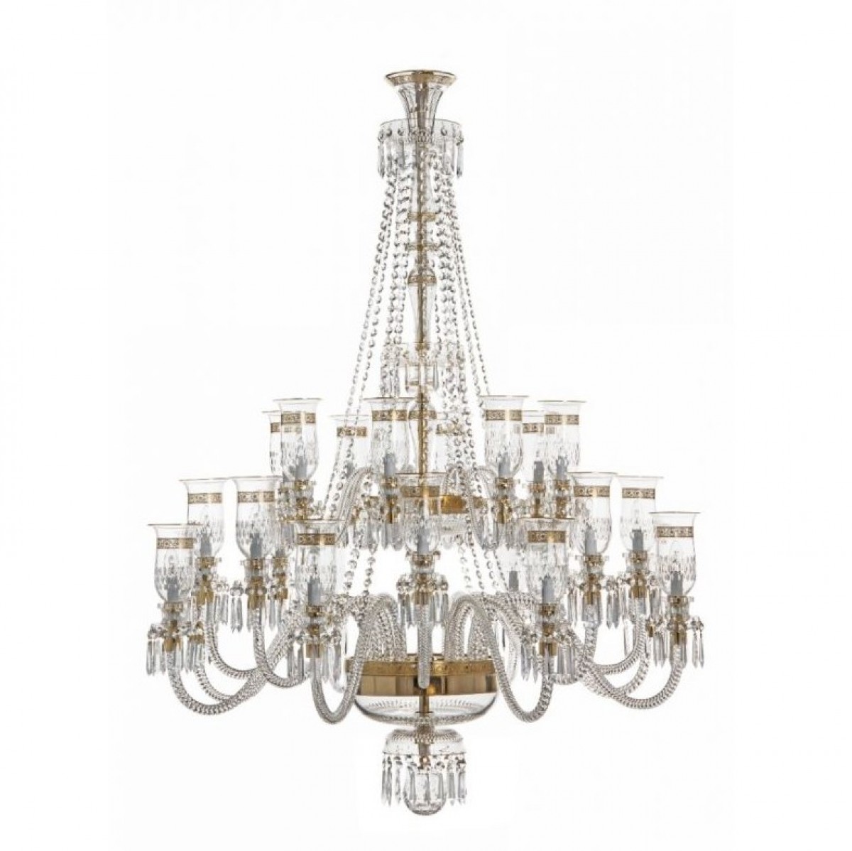 Thistle 24-Light Chandelier Gold Engraving - Clear | Highlight image