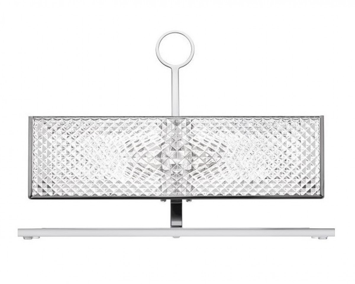 Vibration Horizontal Table Lamp - Chrome-Plated | Highlight image