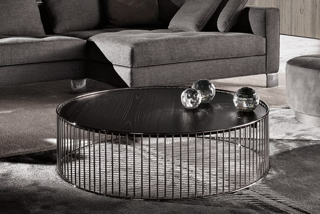 Caulfield Black-Nickel Coffee Table (W100) | Highlight image 1