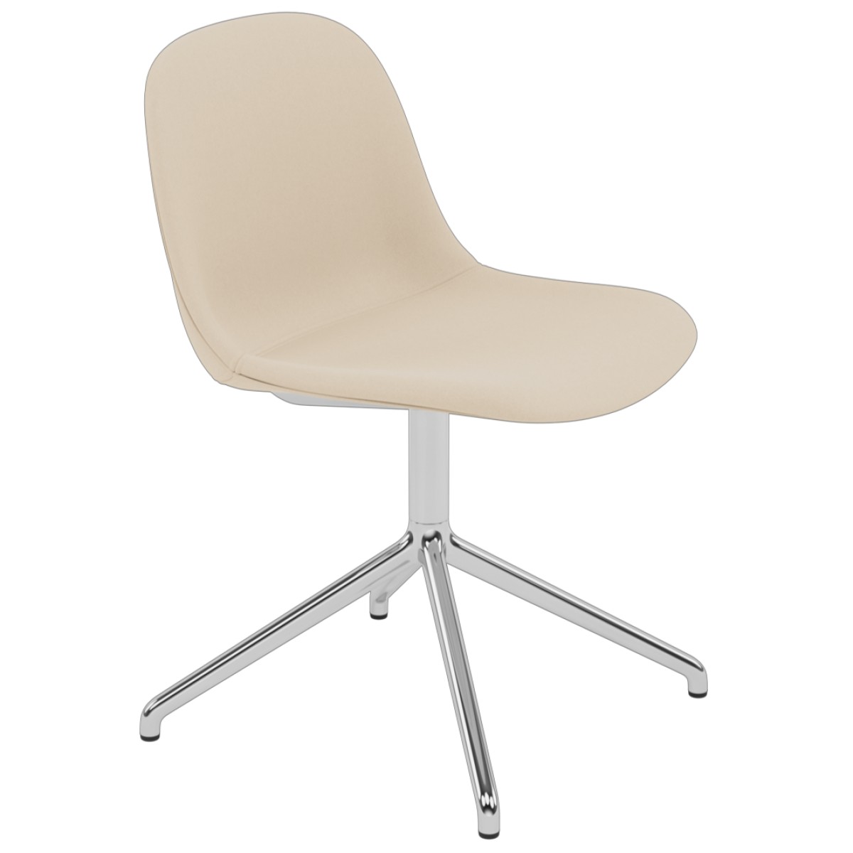 Fiber Side Chair / Swivel Base with Return (Full Upholstery)