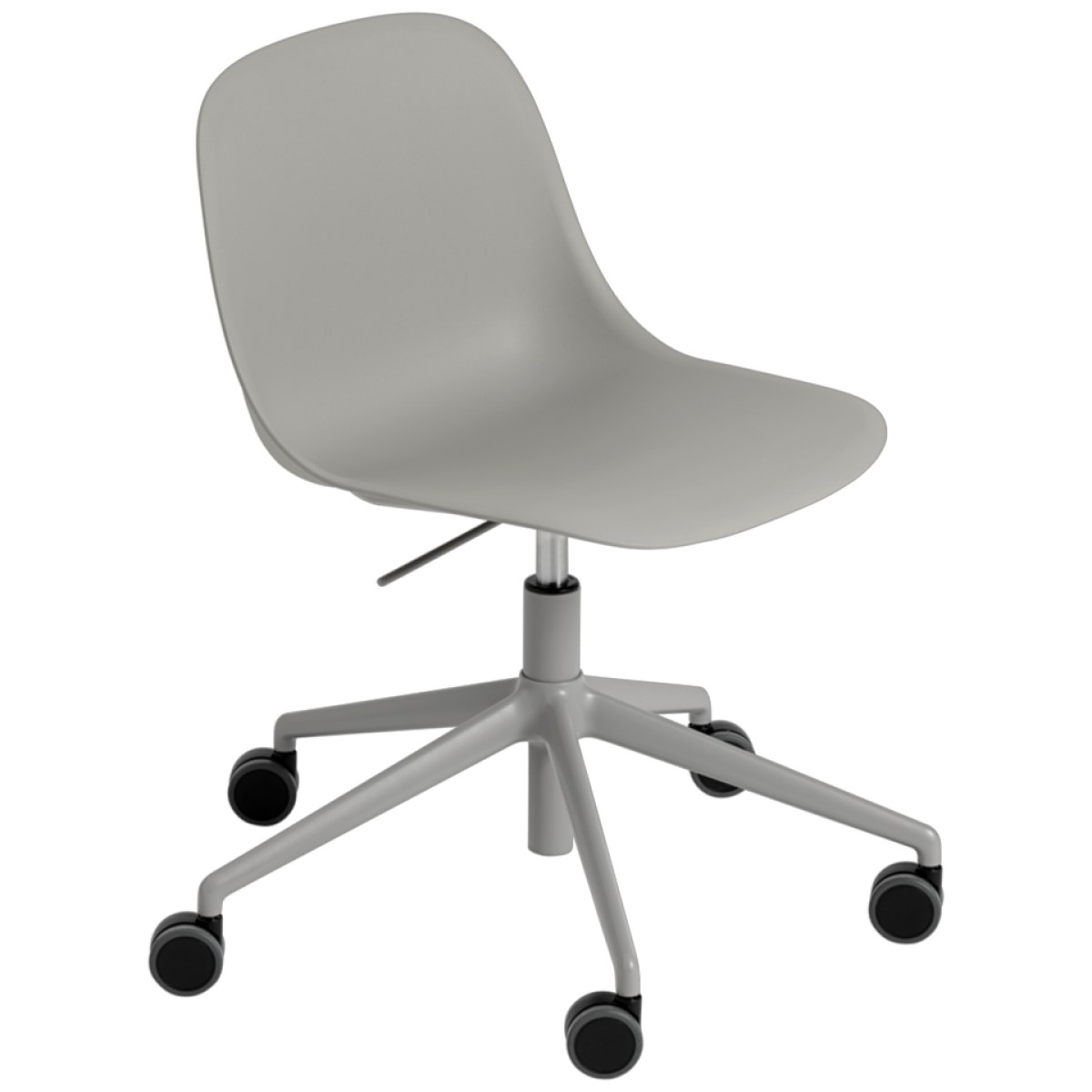 Fiber Side Chair / Swivel Base with Gas Lift and Castors (without Upholstery) | Highlight image