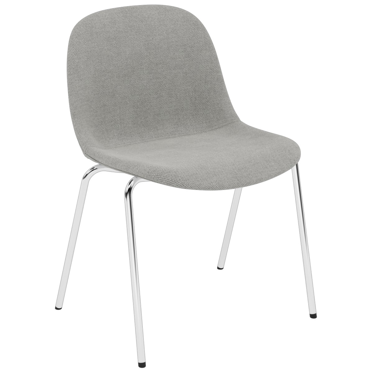 Fiber Side Chair / A-Base with Felt Glides (Full Upholstery)