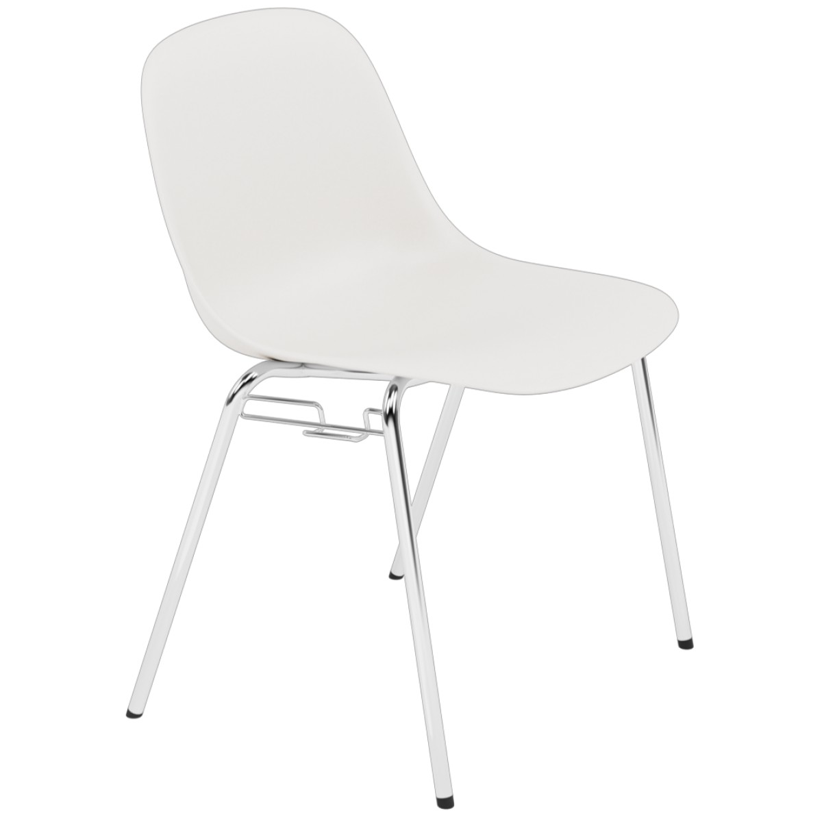 Fiber Side Chair / A-Base with Linking Device (without Upholstery)