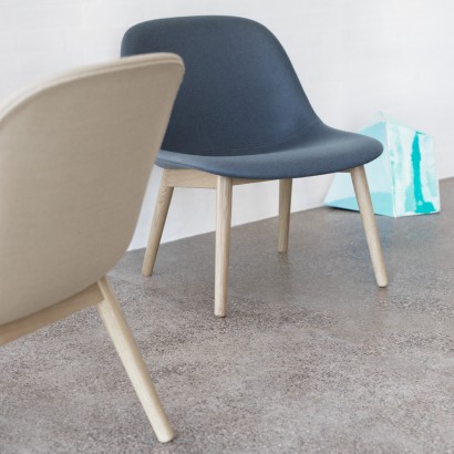 Fiber Lounge Chair / Wood Base (Full Upholstery) | Highlight image 2