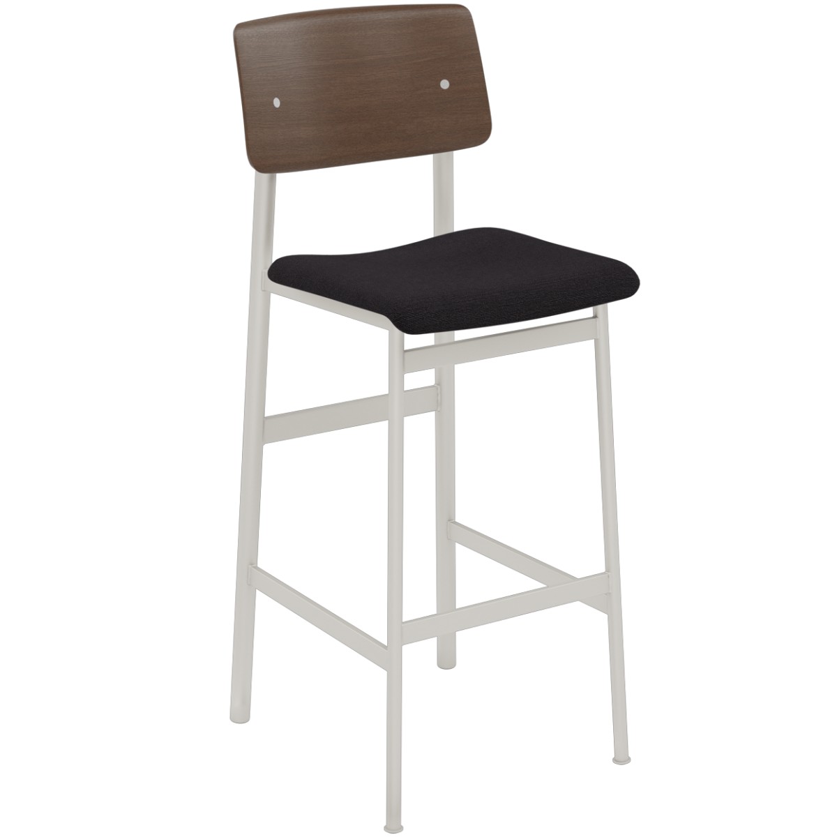 Loft Bar Stool (Upholstered Seat)