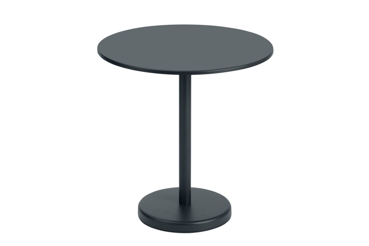 Linear Steel Cafe Table (Round)