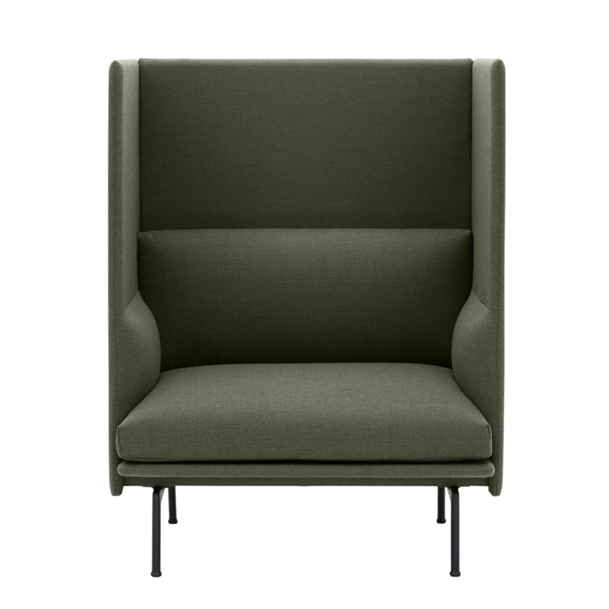 Outline Highback Sofa 100 / 1-Seater Seat Height 45 cm | Highlight image