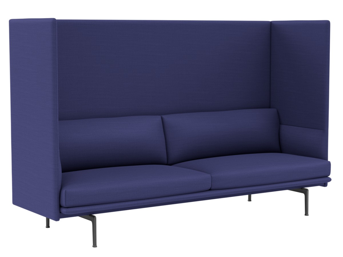 Outline Highback Sofa 120 / 3-Seater Seat Height 40 cm | Highlight image