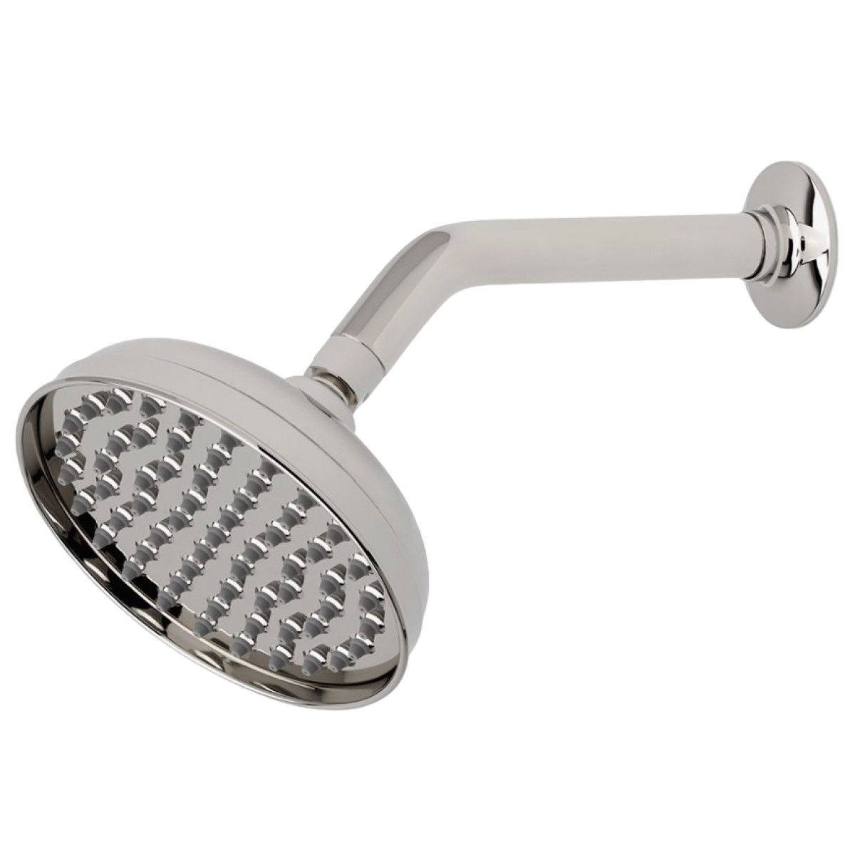 Easton 6" Showerhead with 8" Wall Mounted 45 Degree Shower Arm