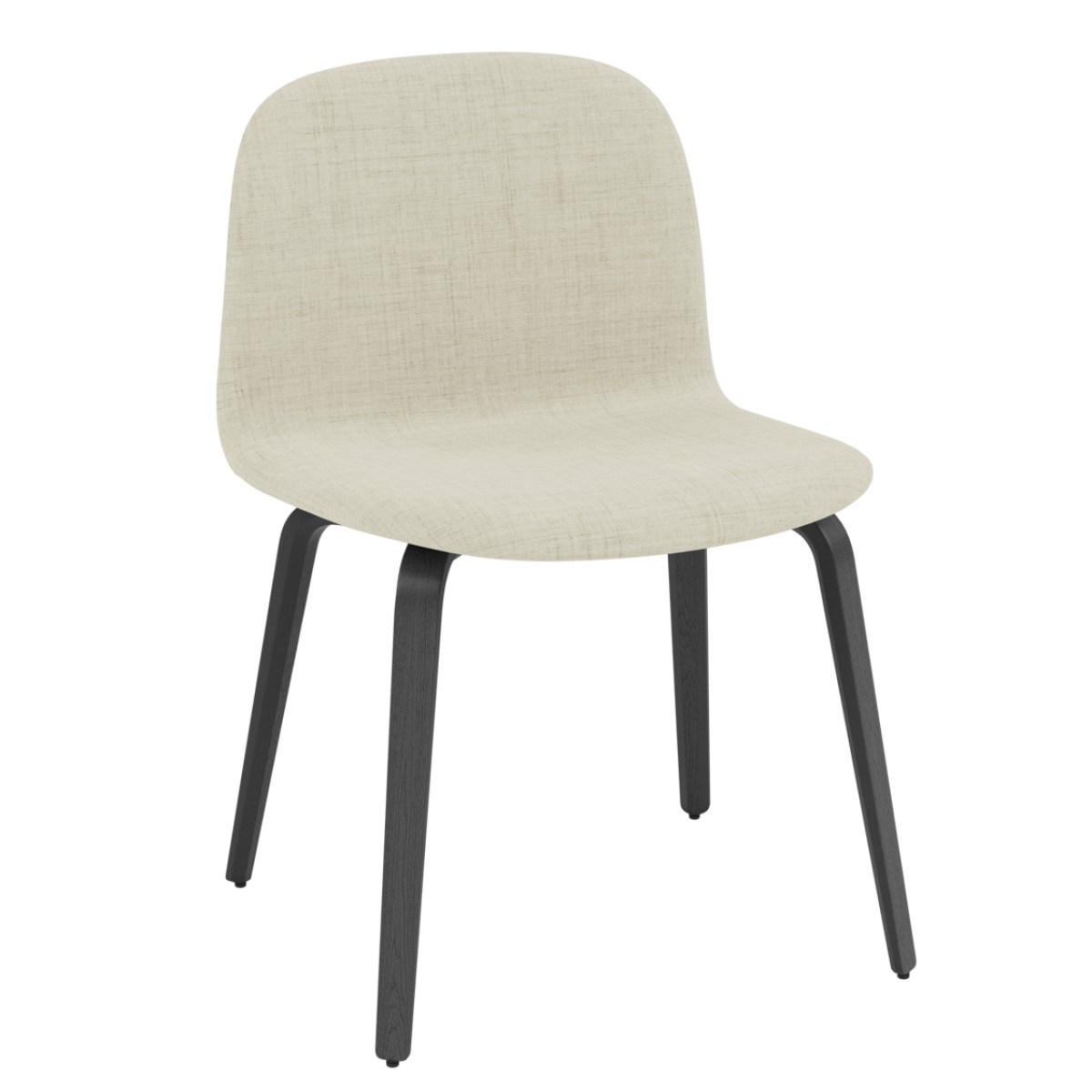 Visu Wide Chair / Wood Base (Upholstered Seat)