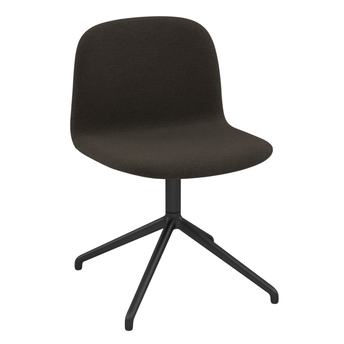 Visu Wide Chair / Swivel Base with Return (Upholstered Seat)