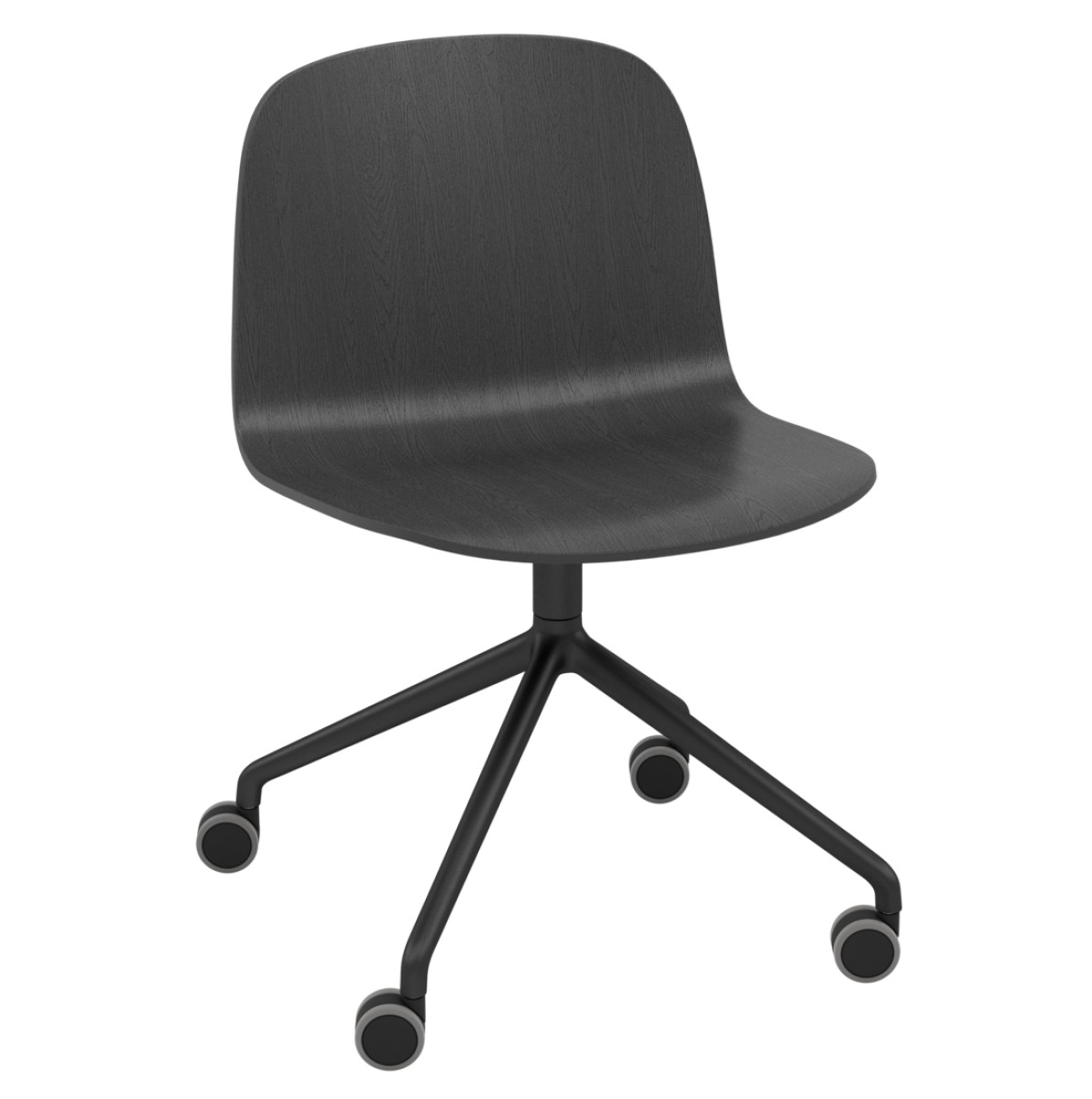 Visu Wide Chair / Swivel Base with Castors (without Upholstery)