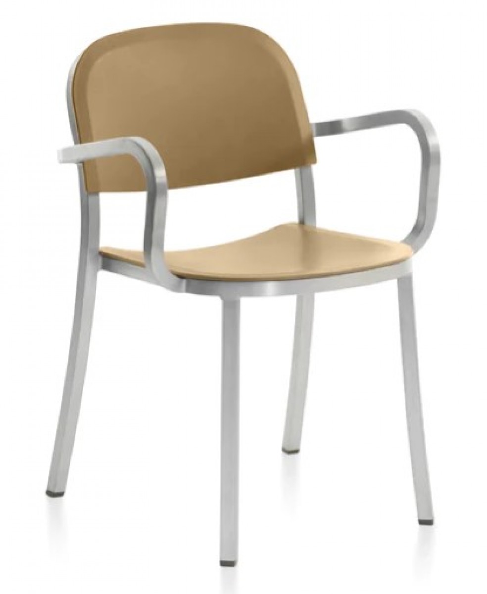 1 Inch Arm Chair, Recycled Plastic Seat