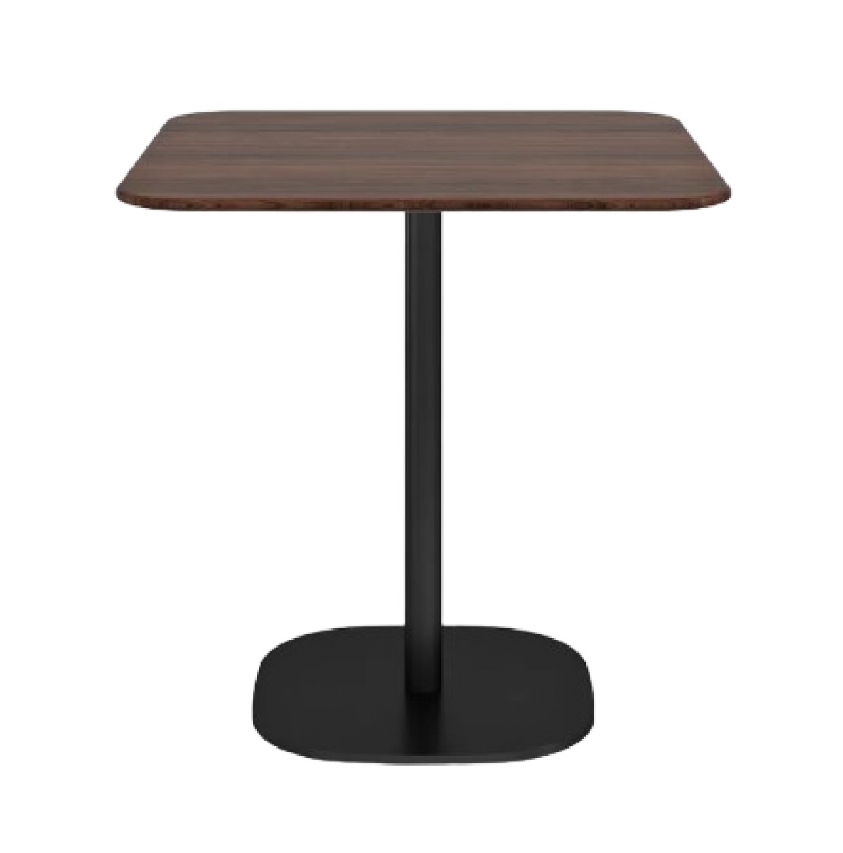 2 Inch Flat Base Cafe Table, Square | Highlight image