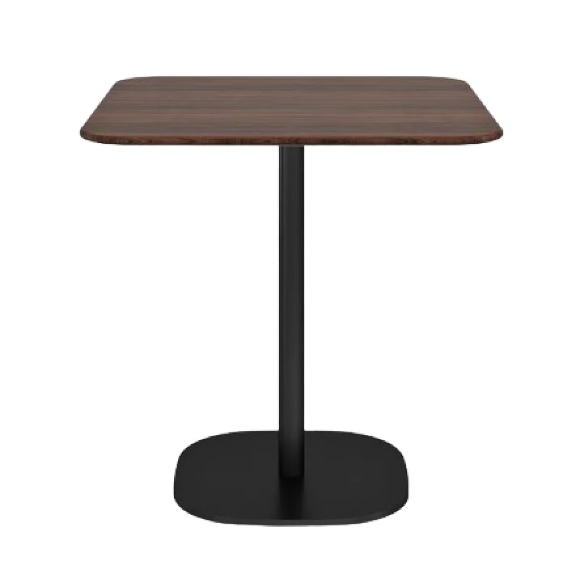 2 Inch Flat Base Café Table, Square