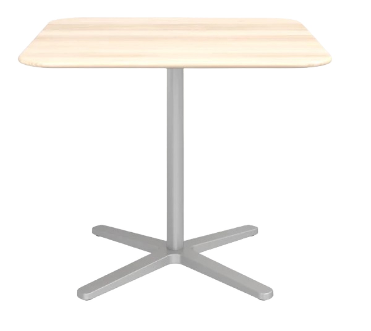 2 Inch X Base Café Table, Square