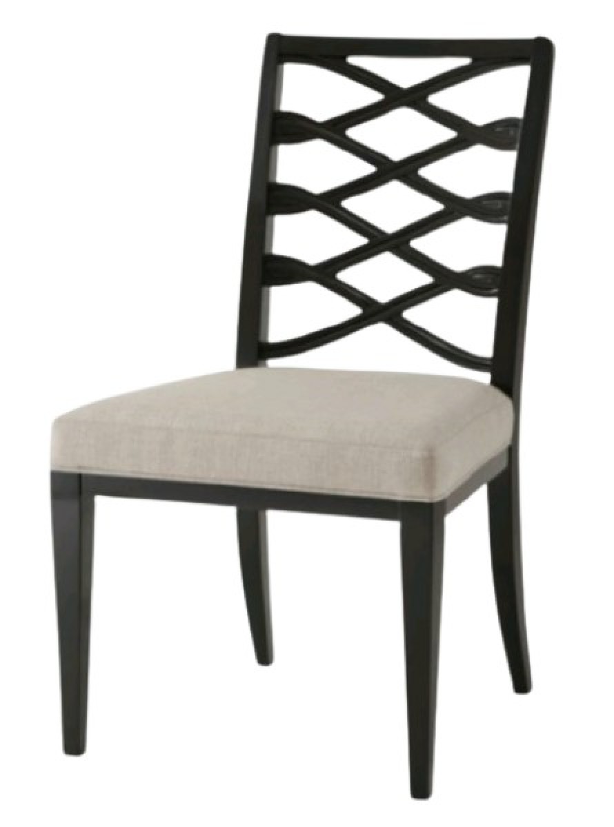 Wooden Upholstered Side Chair