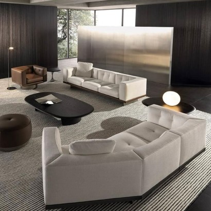 Dylan SMALL Sofa 241 cm - Seat Cushion 65x65 cm | Minotti | CHANINTR