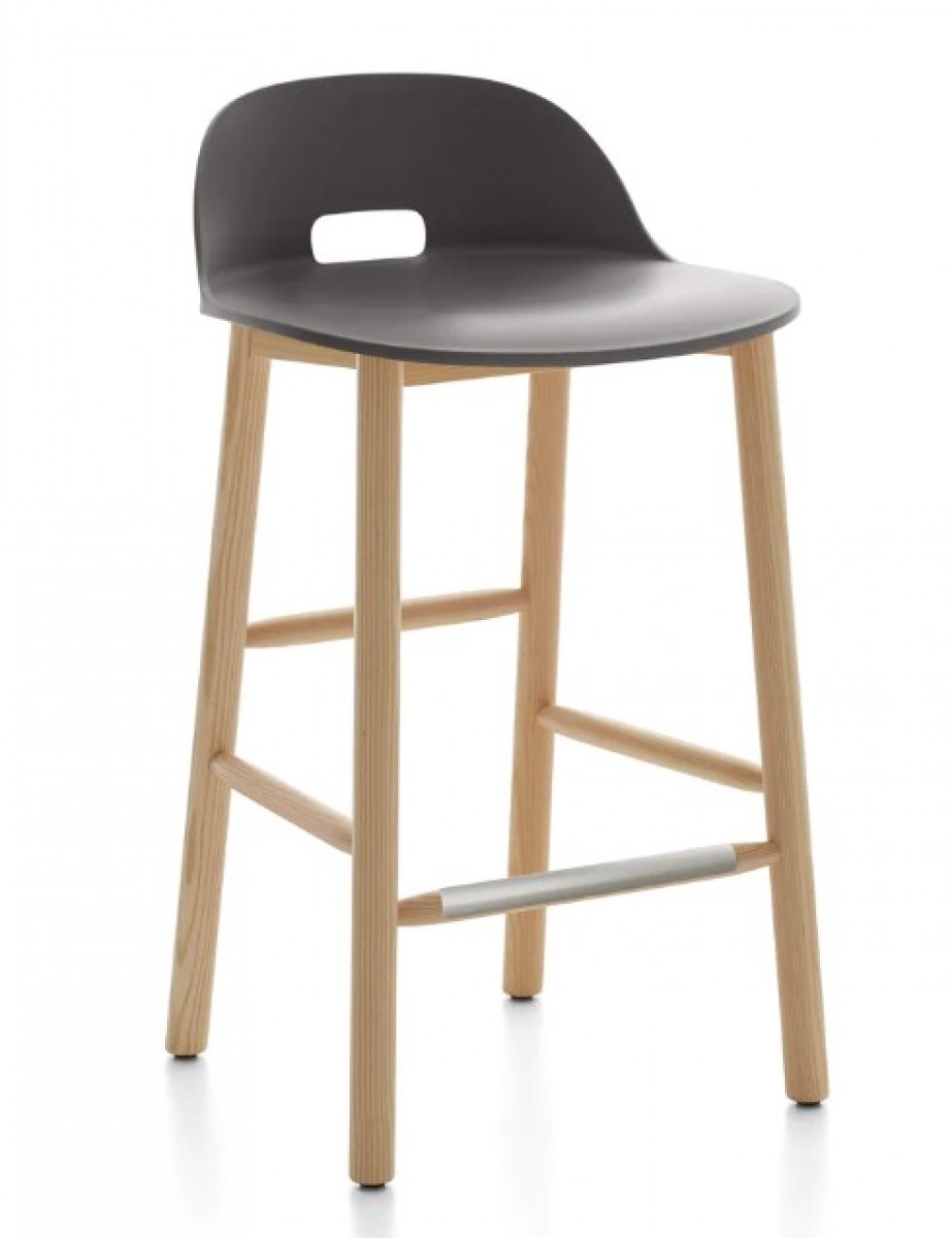 Alfi Counter Stool, Low Back | Emeco | CHANINTR