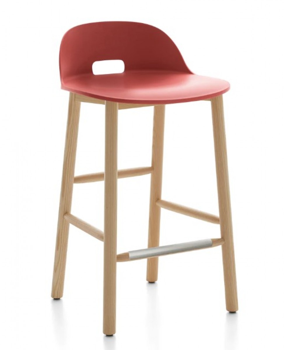 Alfi Counter Stool, Low Back | Emeco | CHANINTR